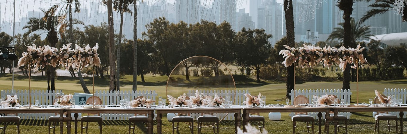 Pampas Grass Boho Chic Wedding Reception Headtable (1)