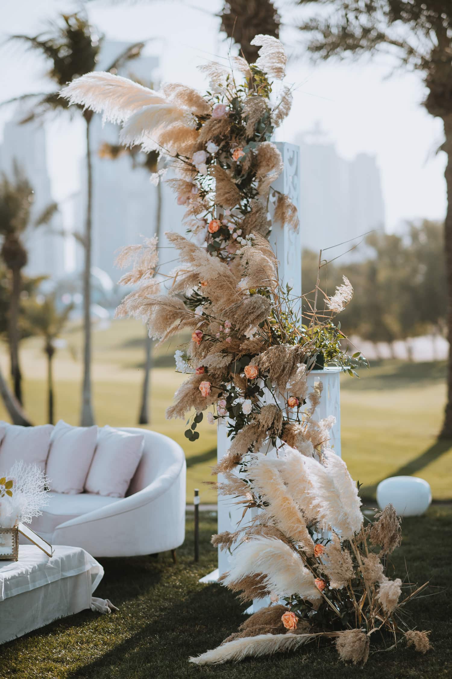 Boho Chic Persian Wedding Sofreh Detail